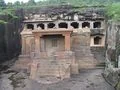 Historic rock-cut caves in India